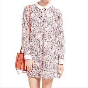 BCBGMAXAZRIA Maris Printed Lace Dress